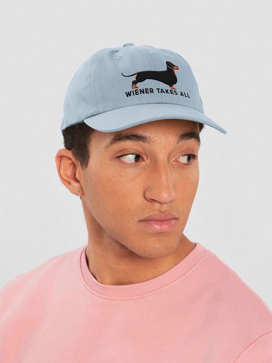 Wiener Takes All Classic Dad Hat(Embroidered) of a Dachshund product image (11)