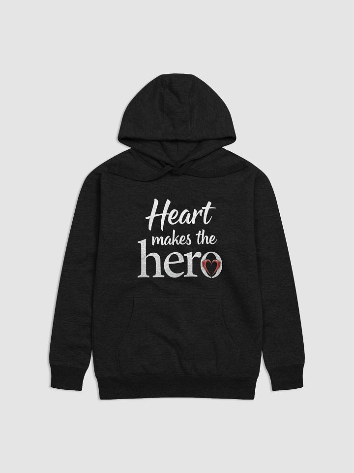 Unleash Your Inner Hero with Gal Gadot’s Inspiring Heart Makes the Hero Hoodie – Empower Your Journey, Embrace Strength, Compassion, and Courage product image (1)