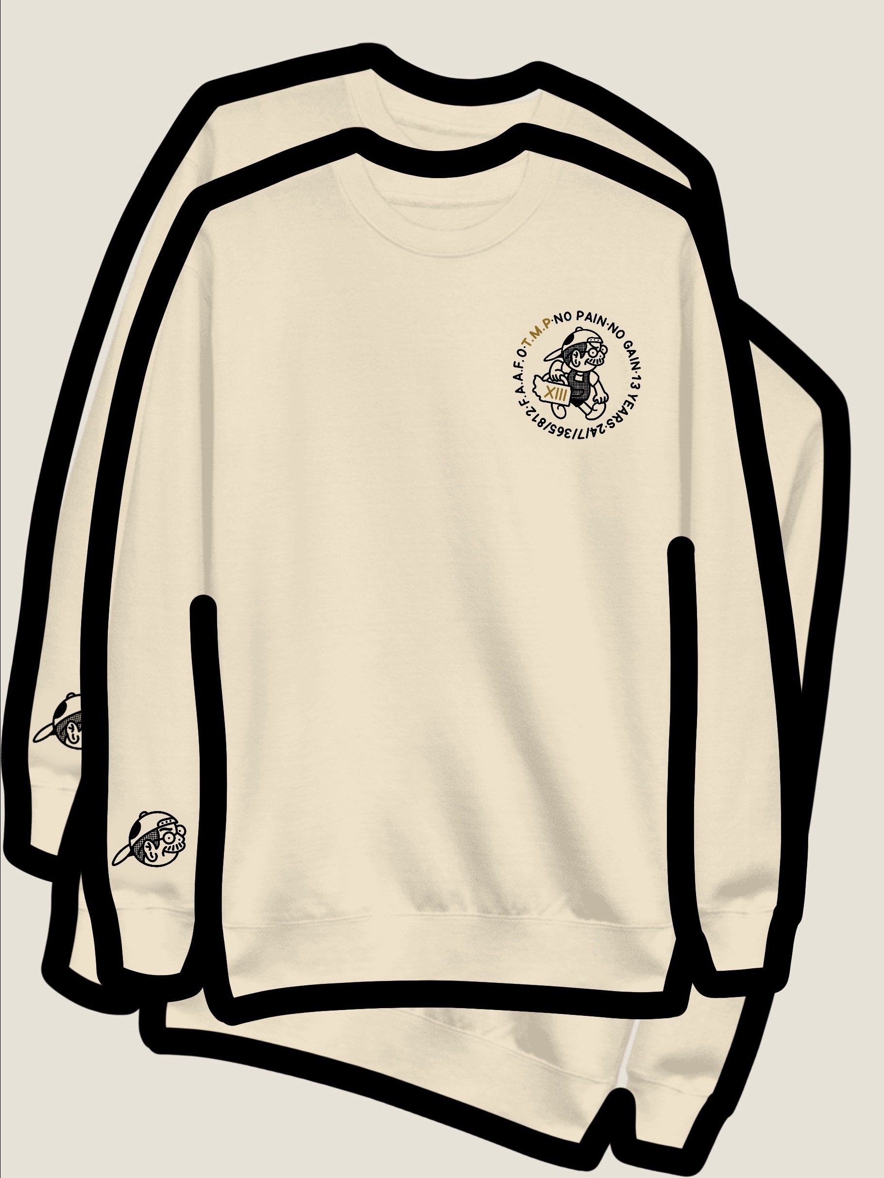 Bone and Black/Gold product image (1)