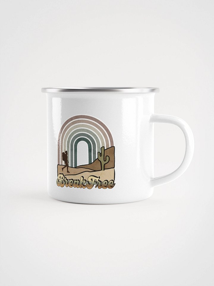 Break Free Enamel Camping Mug 2 product image (1)