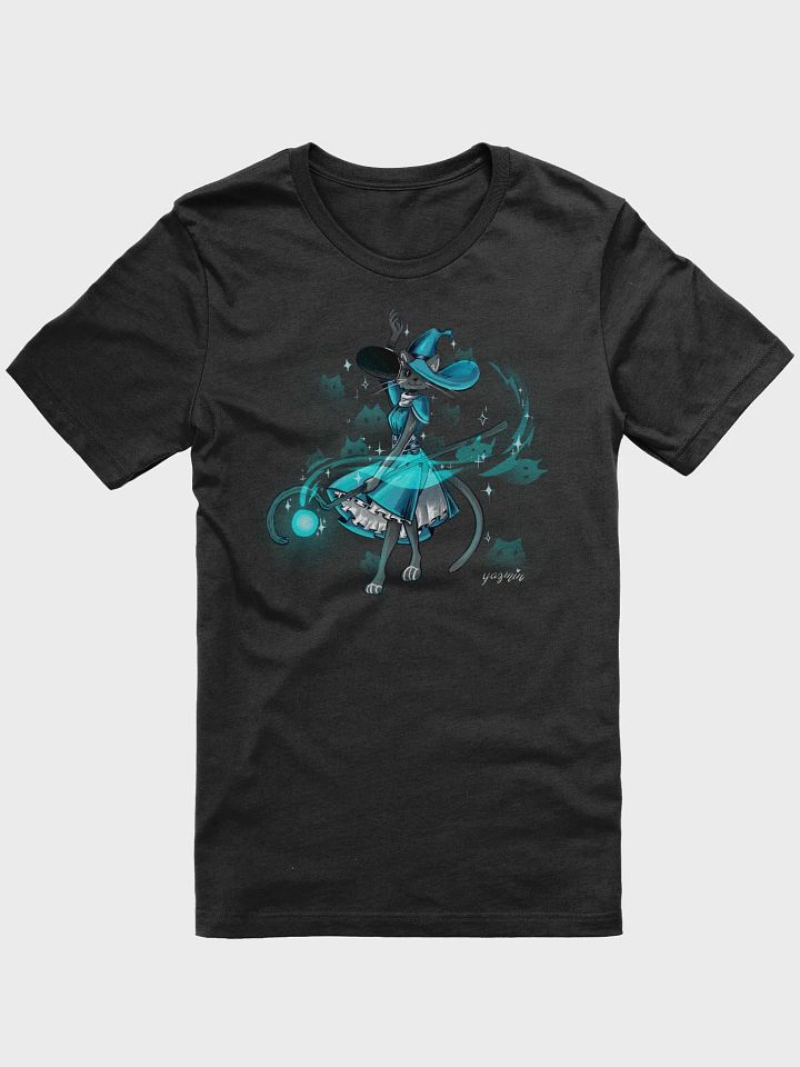 Enchanted Adventures: Cat Witch Art T-Shirt product image (1)