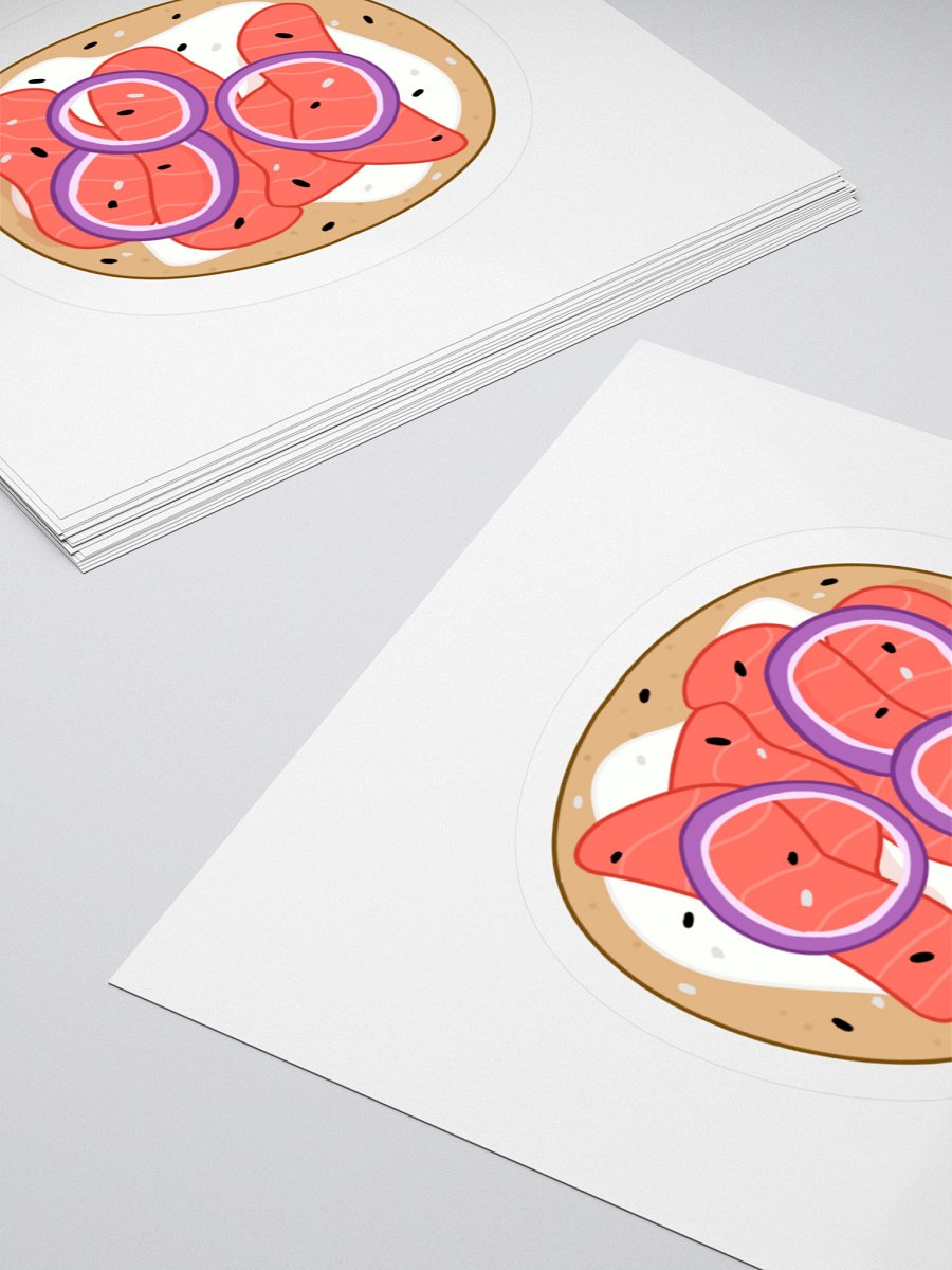Salmon Bagel Sticker product image (4)