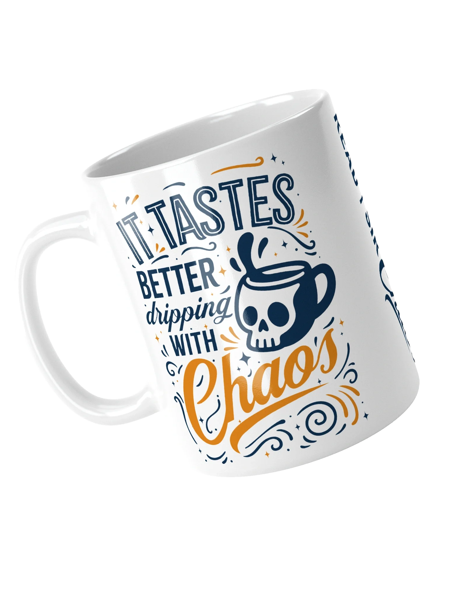 Dripping with Chaos White Coffee Mug product image (11)
