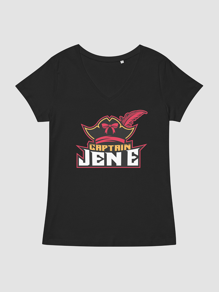 Captain Jen E Women's Fitted V-neck T-Shirt product image (1)