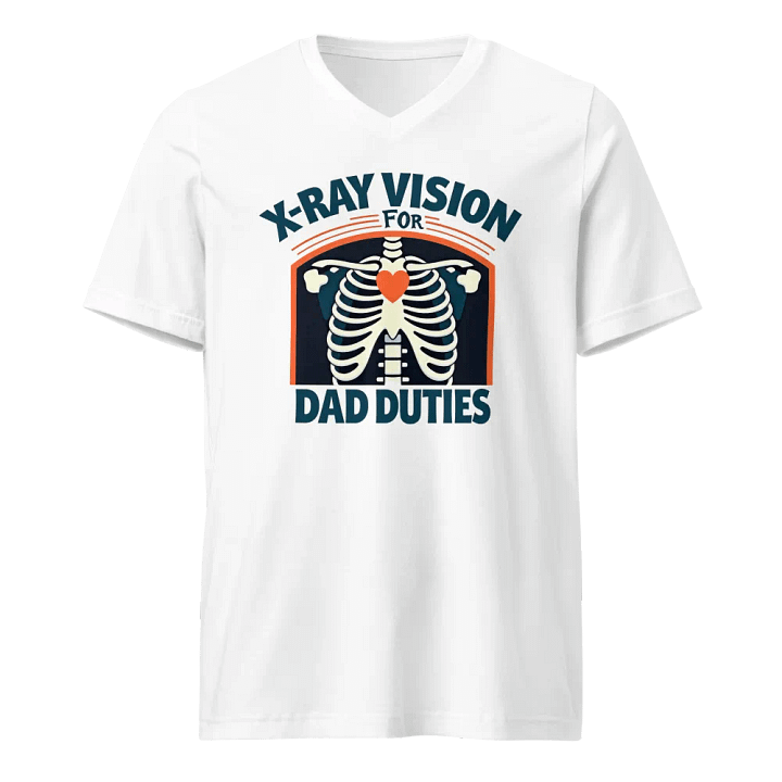 Dad Duties X-Ray Vision V-Neck Tee product image (5)