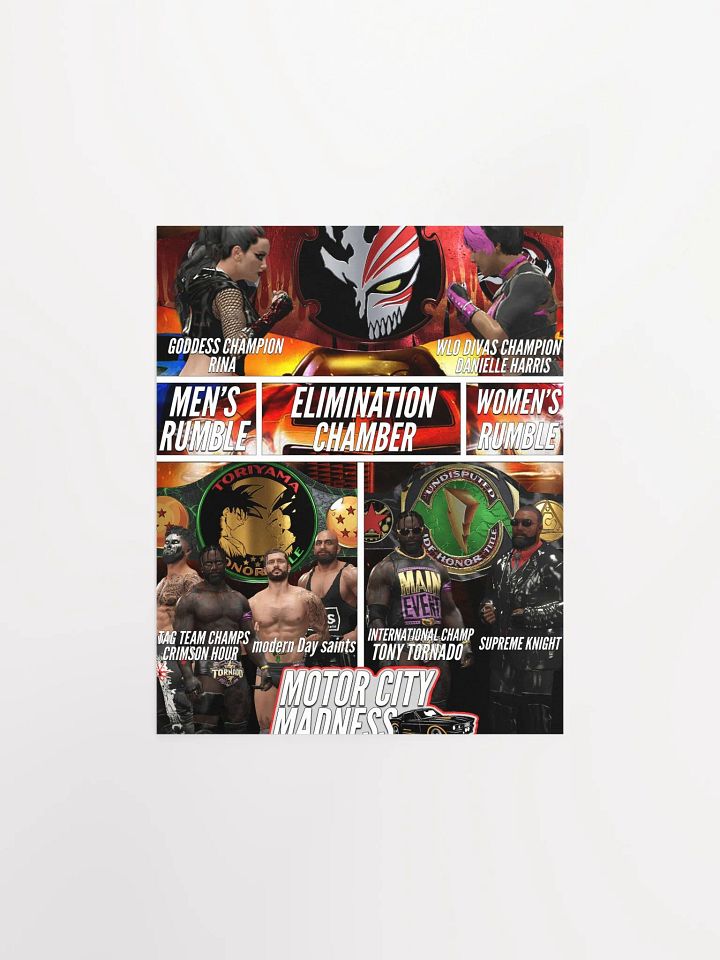 Motor City Madness PLE Poster product image (1)