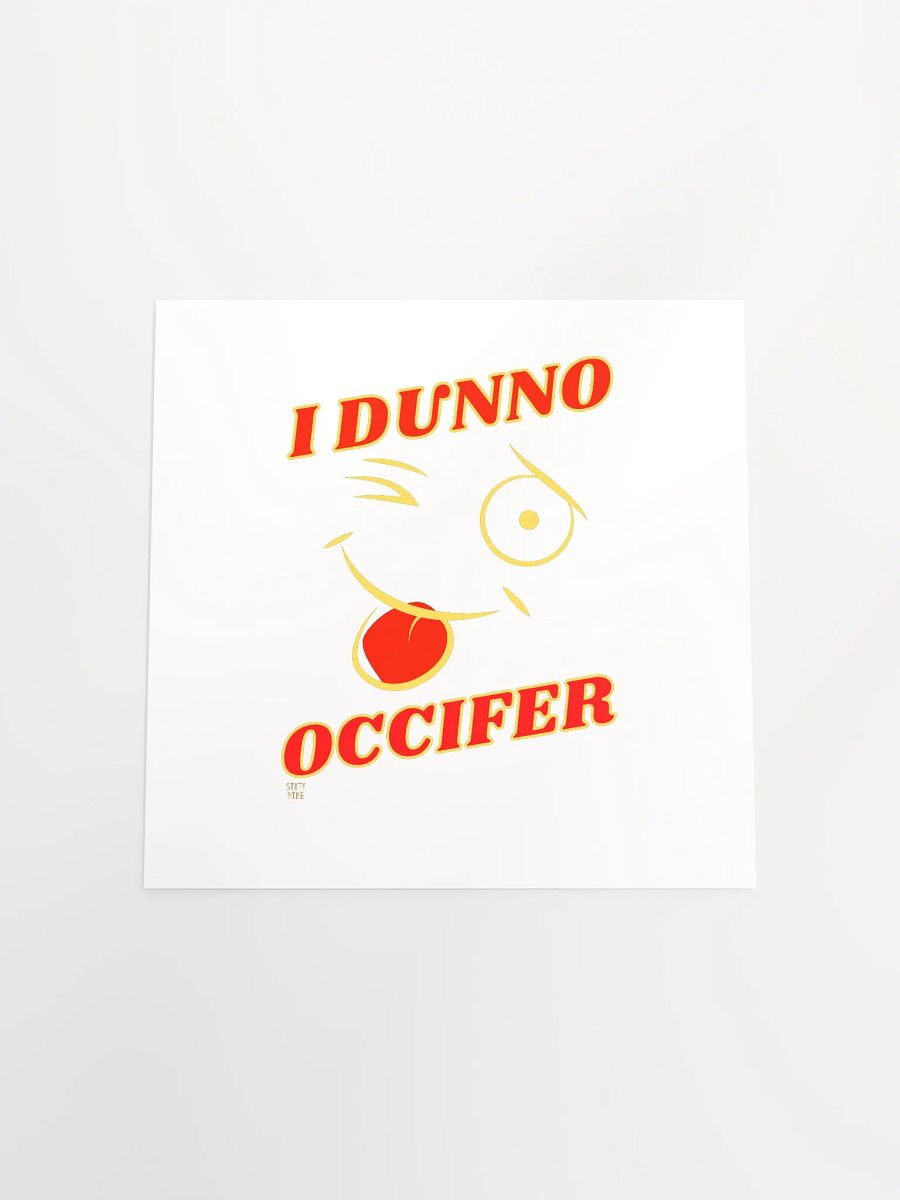I DUNNO OCCIFER product image (18)