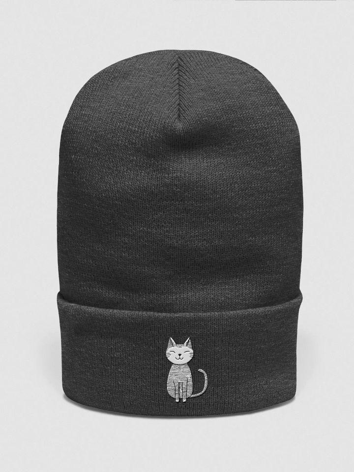 Zen Cat Cuffed Beanie product image (3)