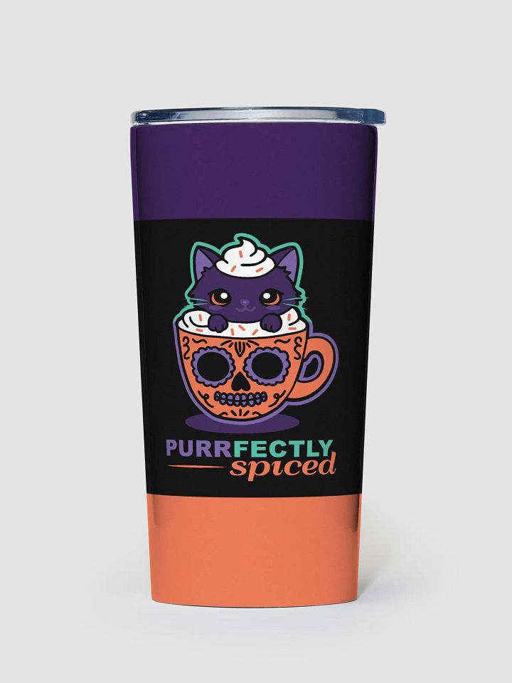 Purrfectly Spiced 20oz Stainless Steel Tumbler product image (1)