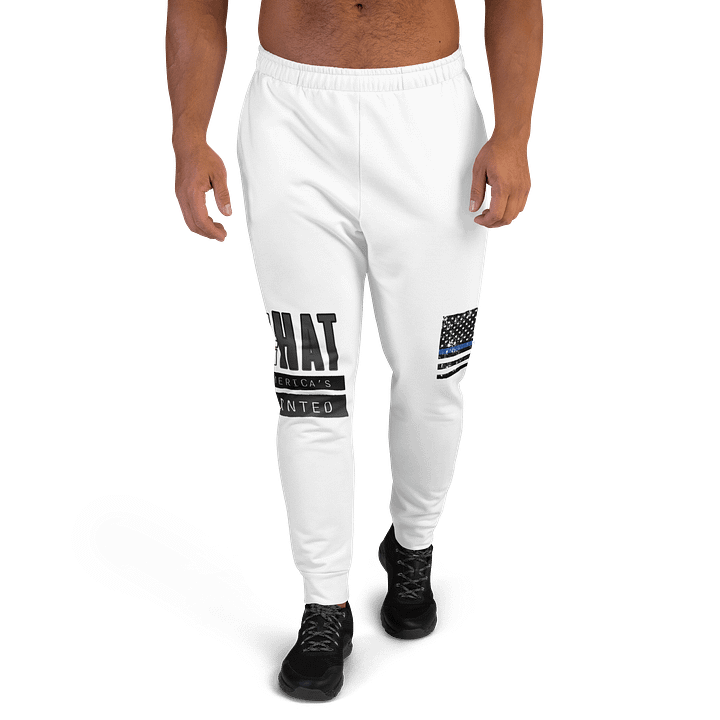 Nik The Hat | All-Over Print Men’s Joggers – Summer ’25 BACK THE BLUE Edition product image (2)