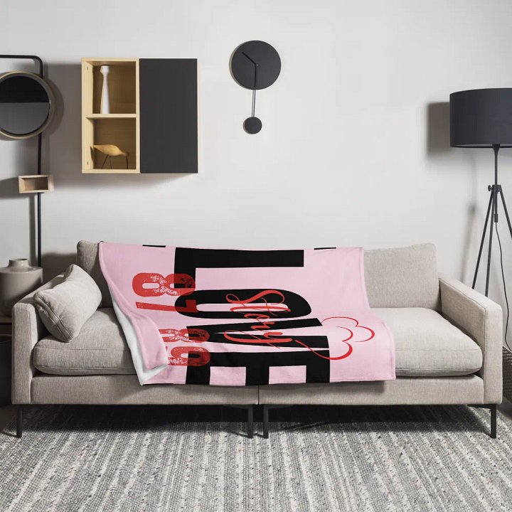 Love Story 87 89 Blanket product image (2)