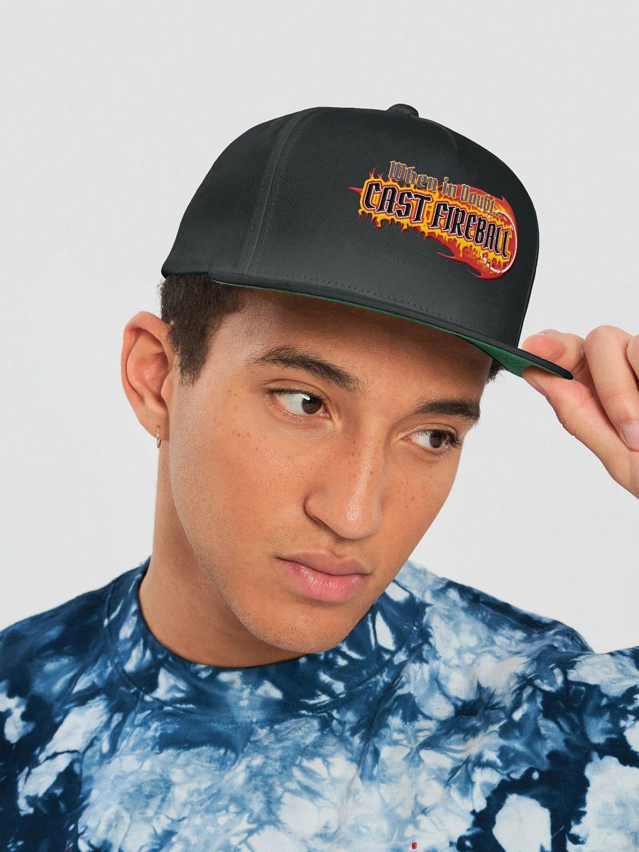When in Doubt CAST FIREBALL cotton Snapback hat product image (20)