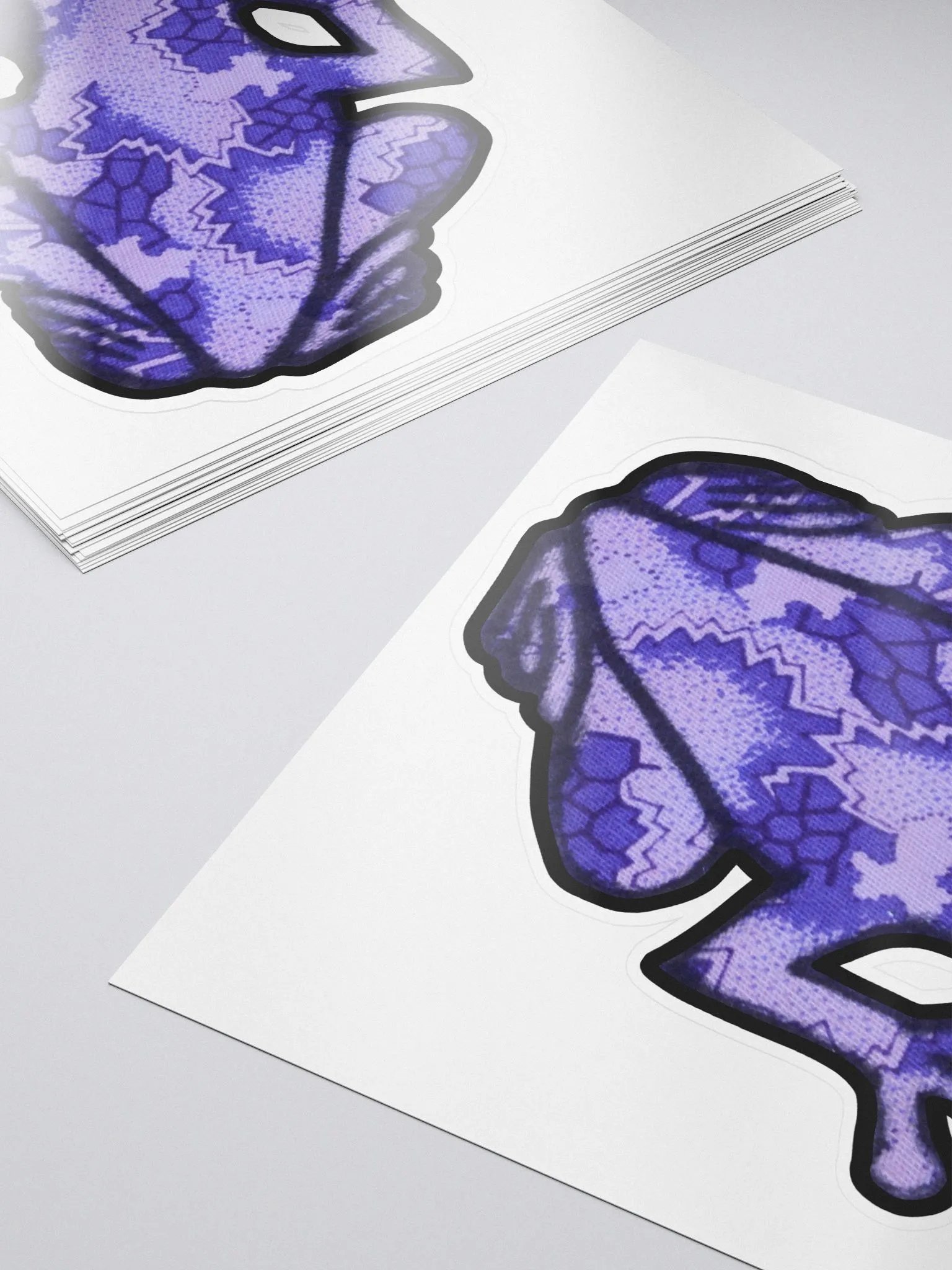 Big Frog Sticker in Periwinkle product image (5)