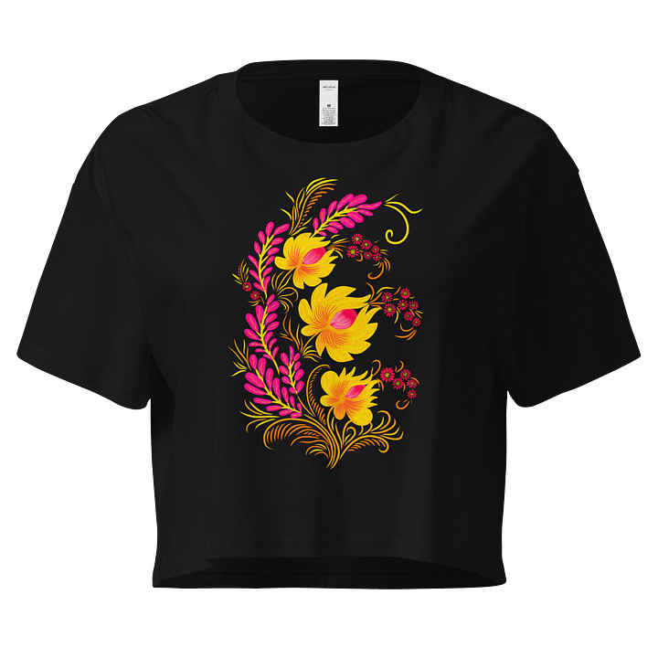 Vibrant Floral Fantasy Crop Top product image (1)
