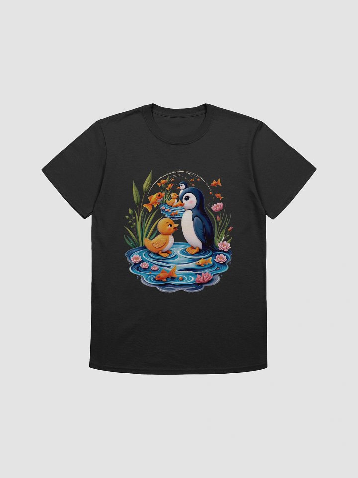 Lotus Pond Penguin Unisex Tee product image (12)