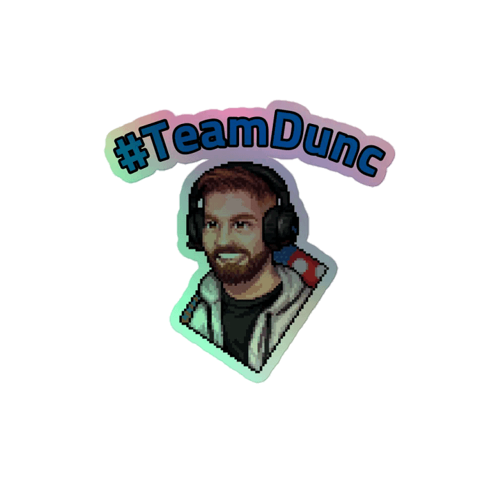 #TeamDunc Holo Sticker product image (1)