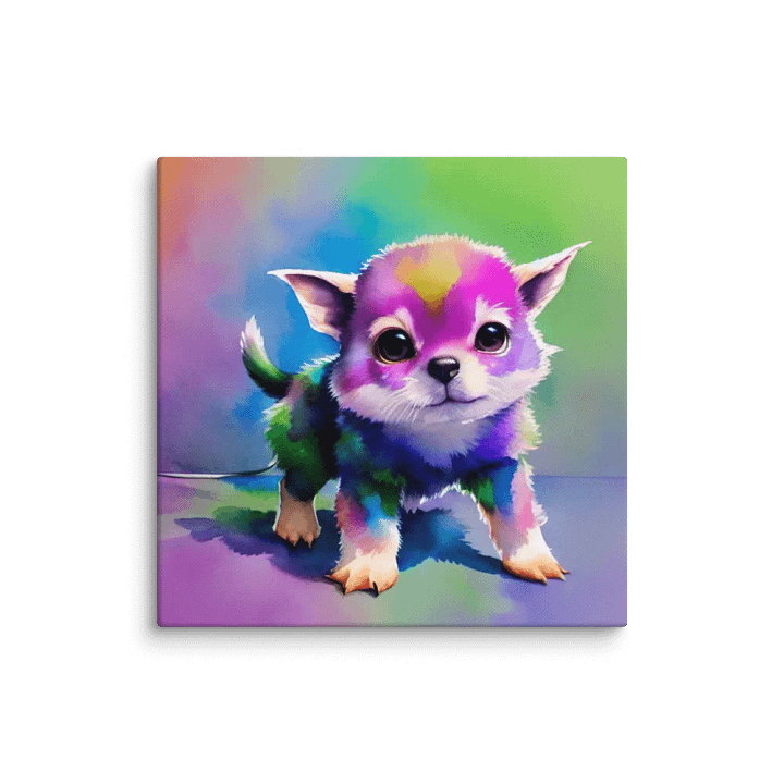 Cute Dog Digital Painting - v8 product image (1)
