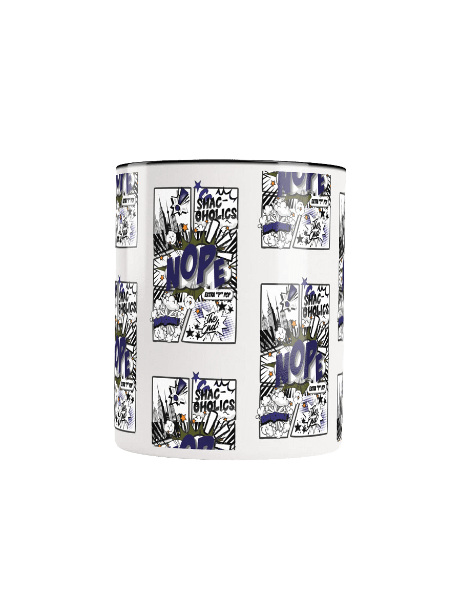 Shac-oholics Comic Blast Mug - Dark Blue 