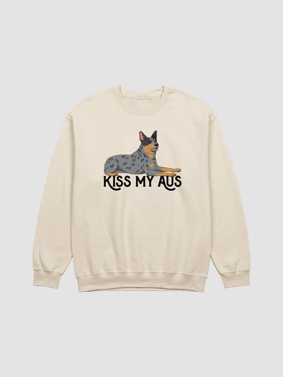 Kiss My Aus Sweatshirt of an Australian Cattle Dog | Funny Shirt for Blue Heeler and Herding Dog Owners product image (18)