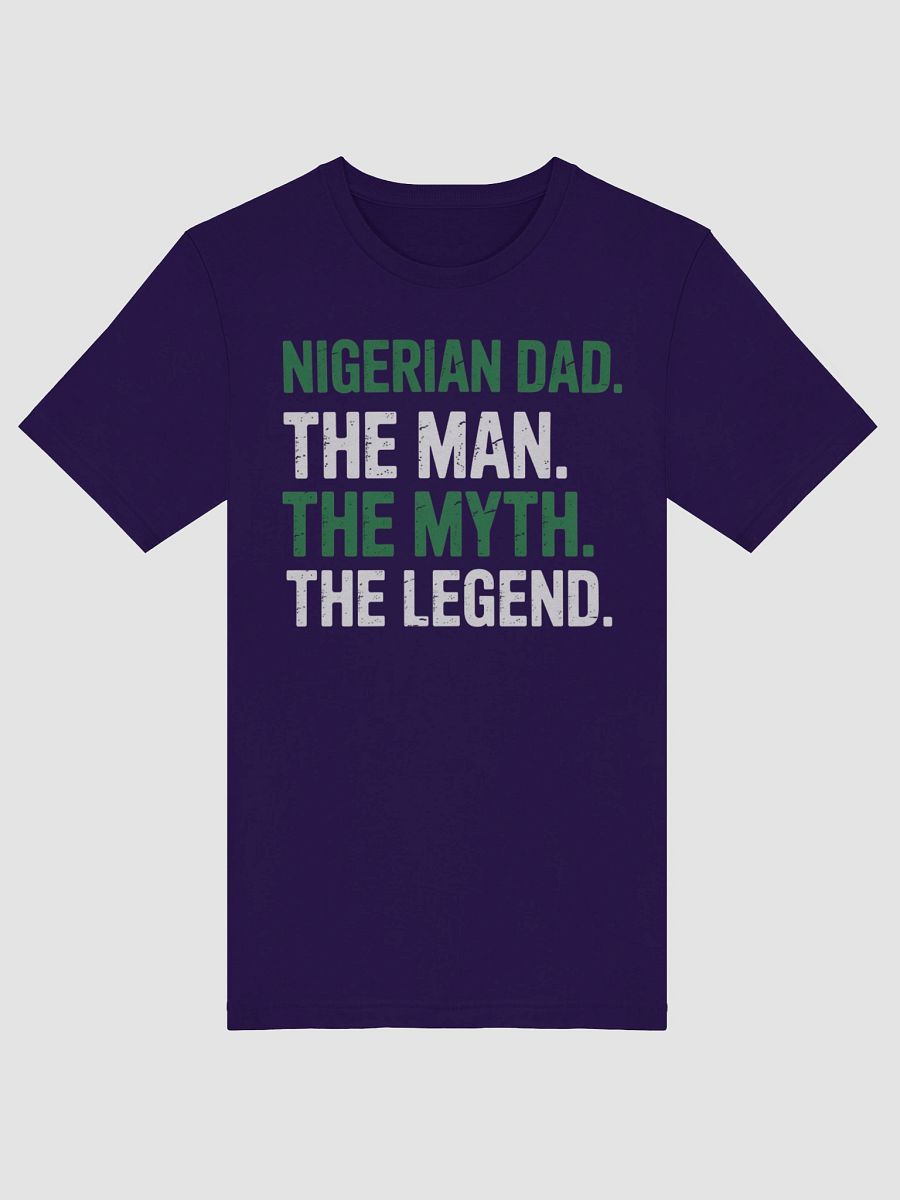 Nigerian Dad The Man The Myth The legend Father's Day Supersoft T-shirt product image (5)