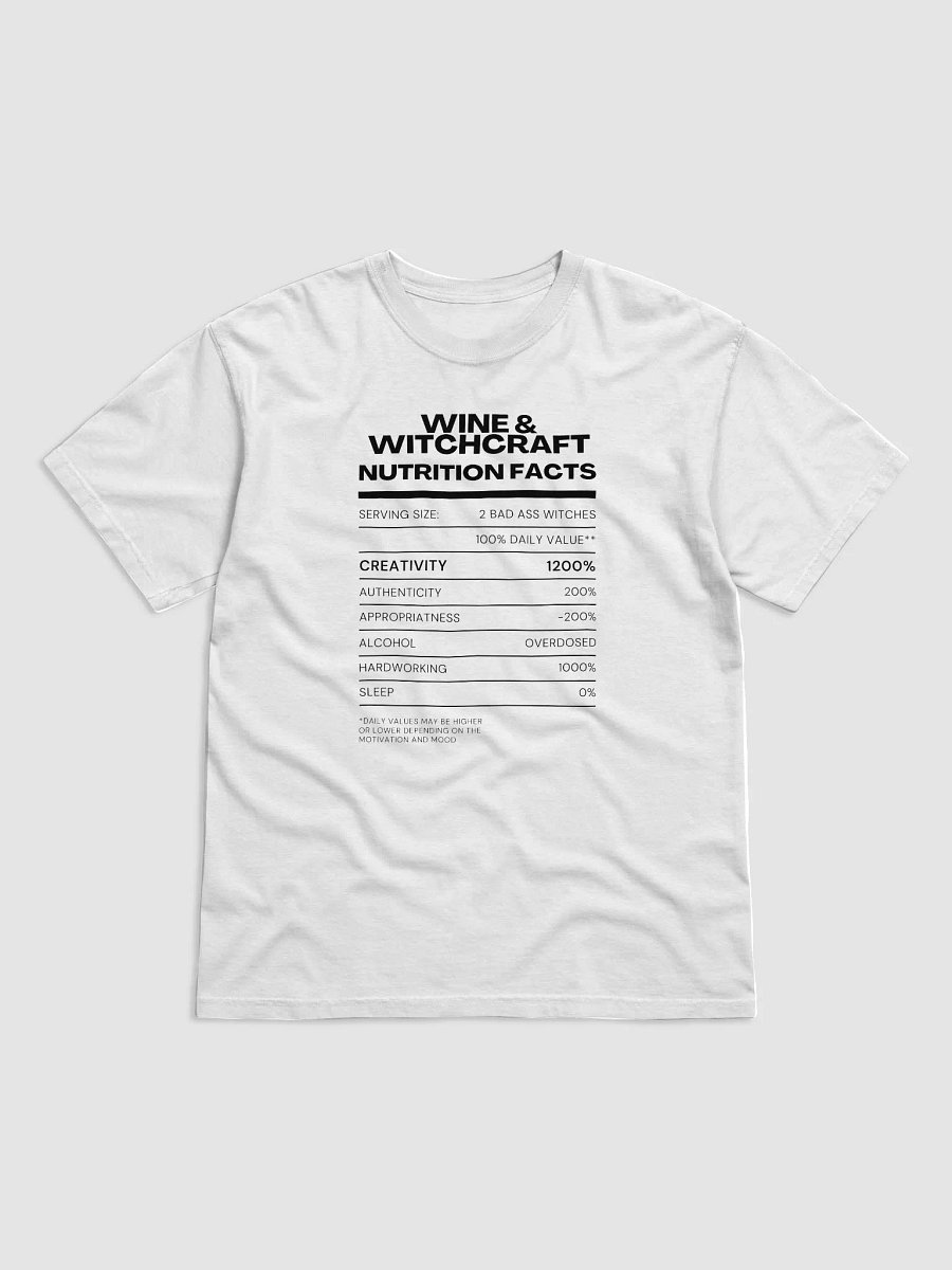 Wine and Witchcraft Nutrition Facts product image (1)