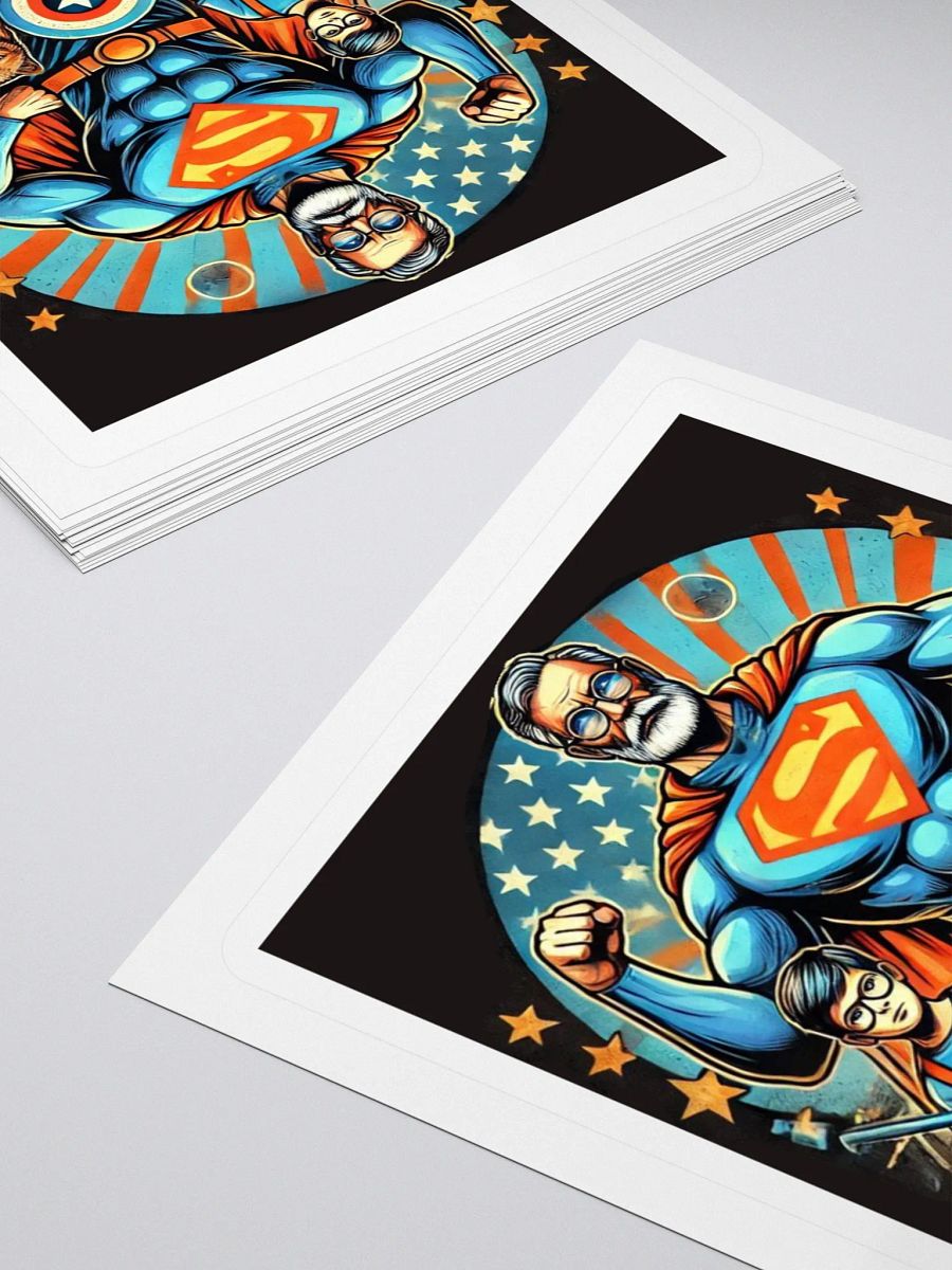 Superhero Family Kiss Cut Stickers Set product image (12)
