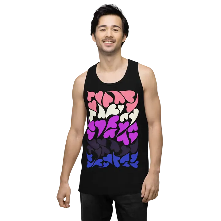 Nestled PRIDE Genderfluid Tank Top product image (5)