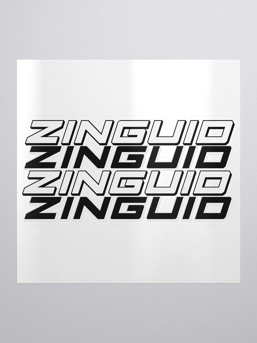 Clean Zinguid sticker product image (2)