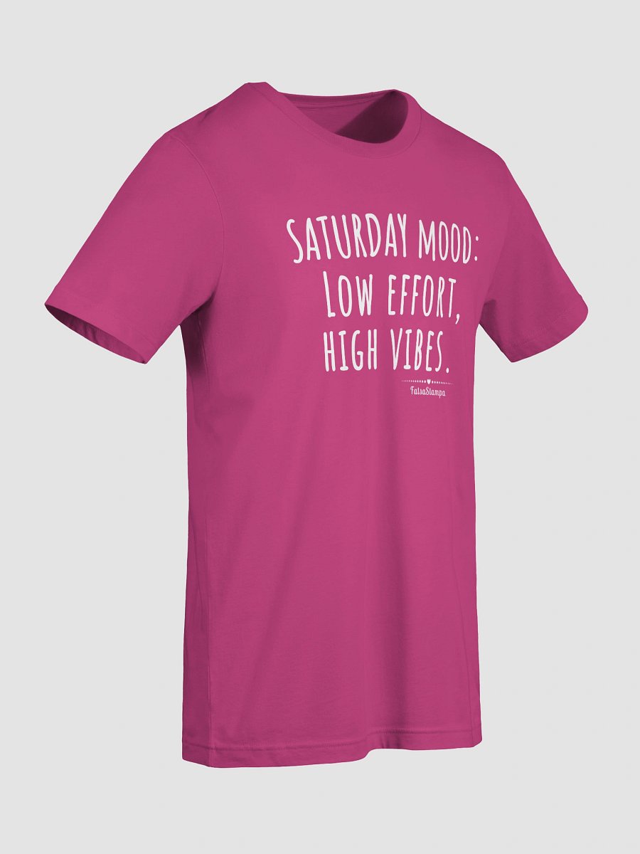 Saturday Low Effort Ideas Pixelated T-Shirt product image (10)