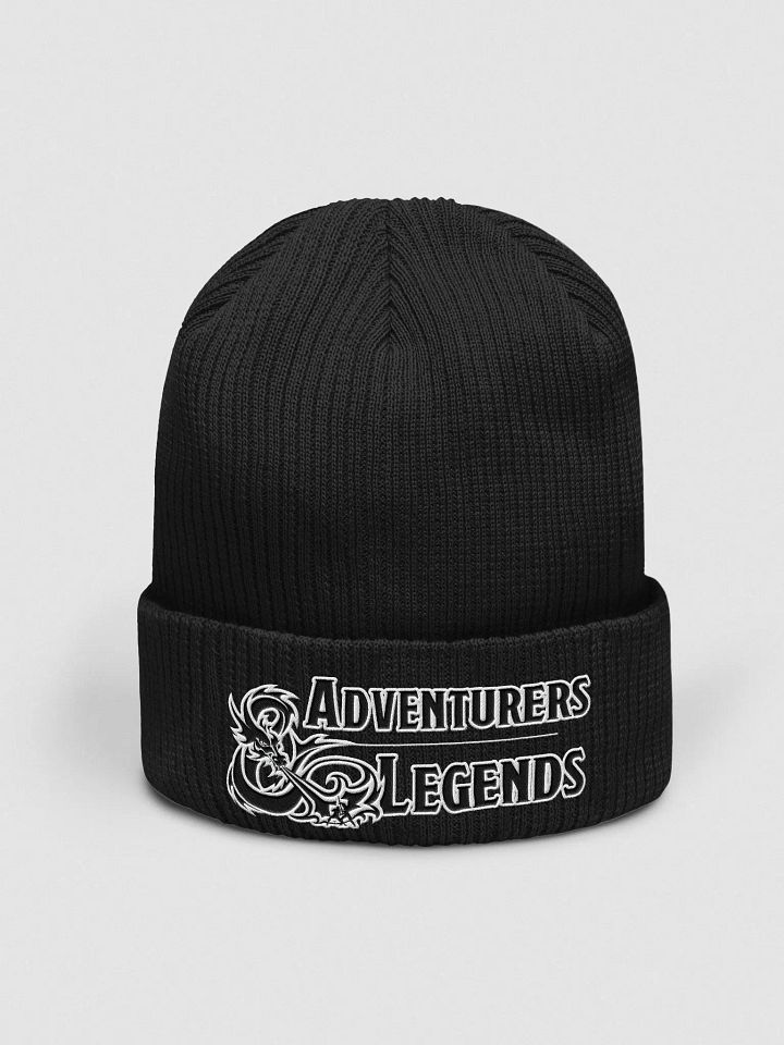 ELFSAR Embroidered Adventurers & Legends Atlantis Organic Ribbed Beanie product image (1)