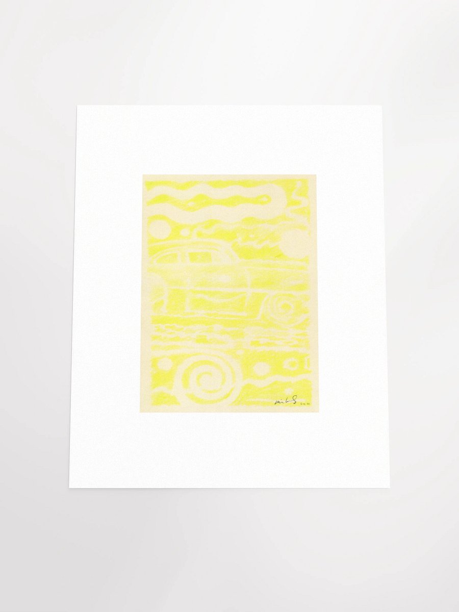 Custom Car (yellow) 5.11.91 Print product image (4)