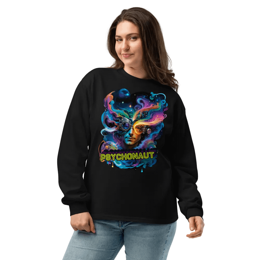 [Psychonaut] Unisex Premium Heavyweight Long Sleeve Shirt product image (3)