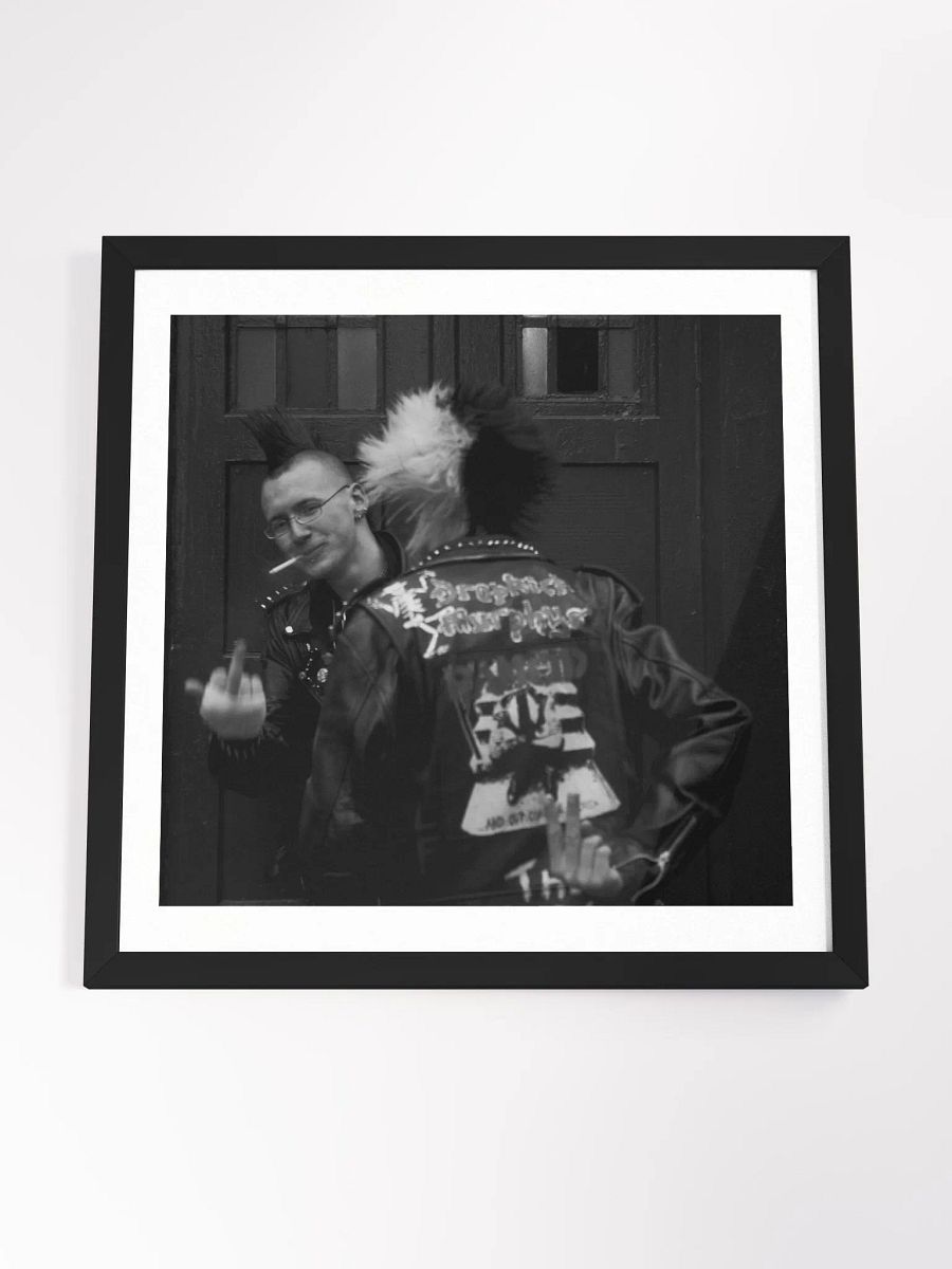 Framed Square Print Street Photograph Punks product image (4)