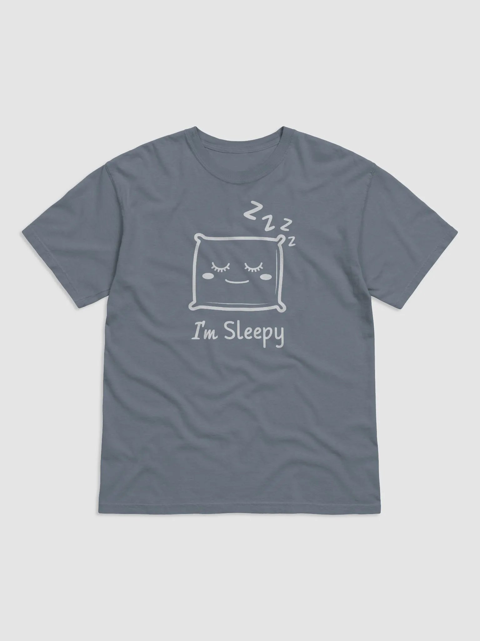 "I'm Sleepy" Design Garment-Dyed Heavyweight T-Shirt, Unisex T-Shirt, Spring Apparel, Animal Lover Tee, Cute Graphic Shirt product image (74)
