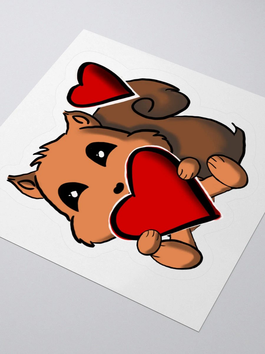 Squirrely Love Sticker product image (2)