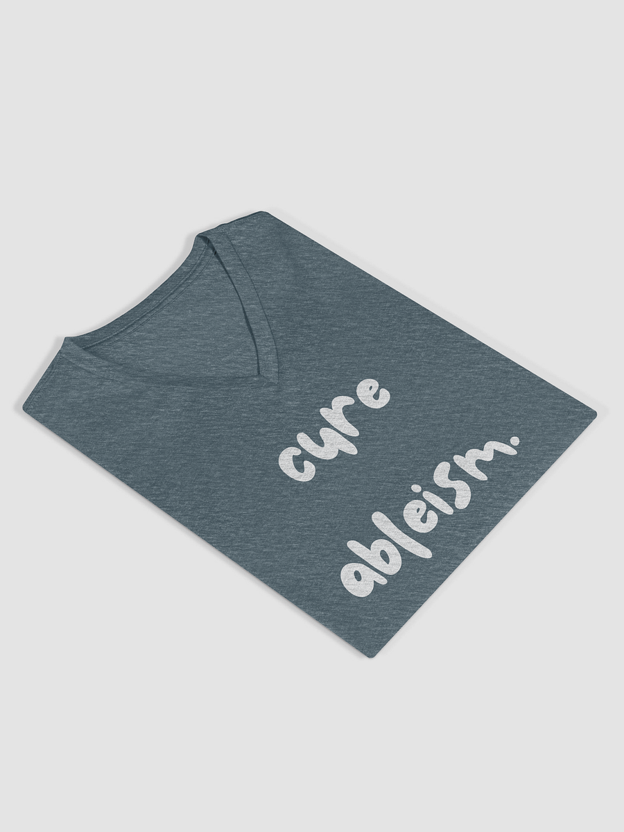 Cure ableism Relaxed V-Neck Tee product image (20)