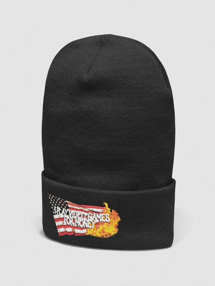 I PLAY VIDEO GAMES FOR MONEY BEANIE product image (2)
