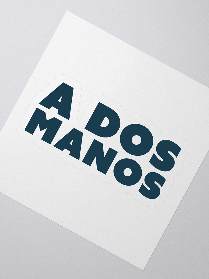 A dos manos sticker product image (2)