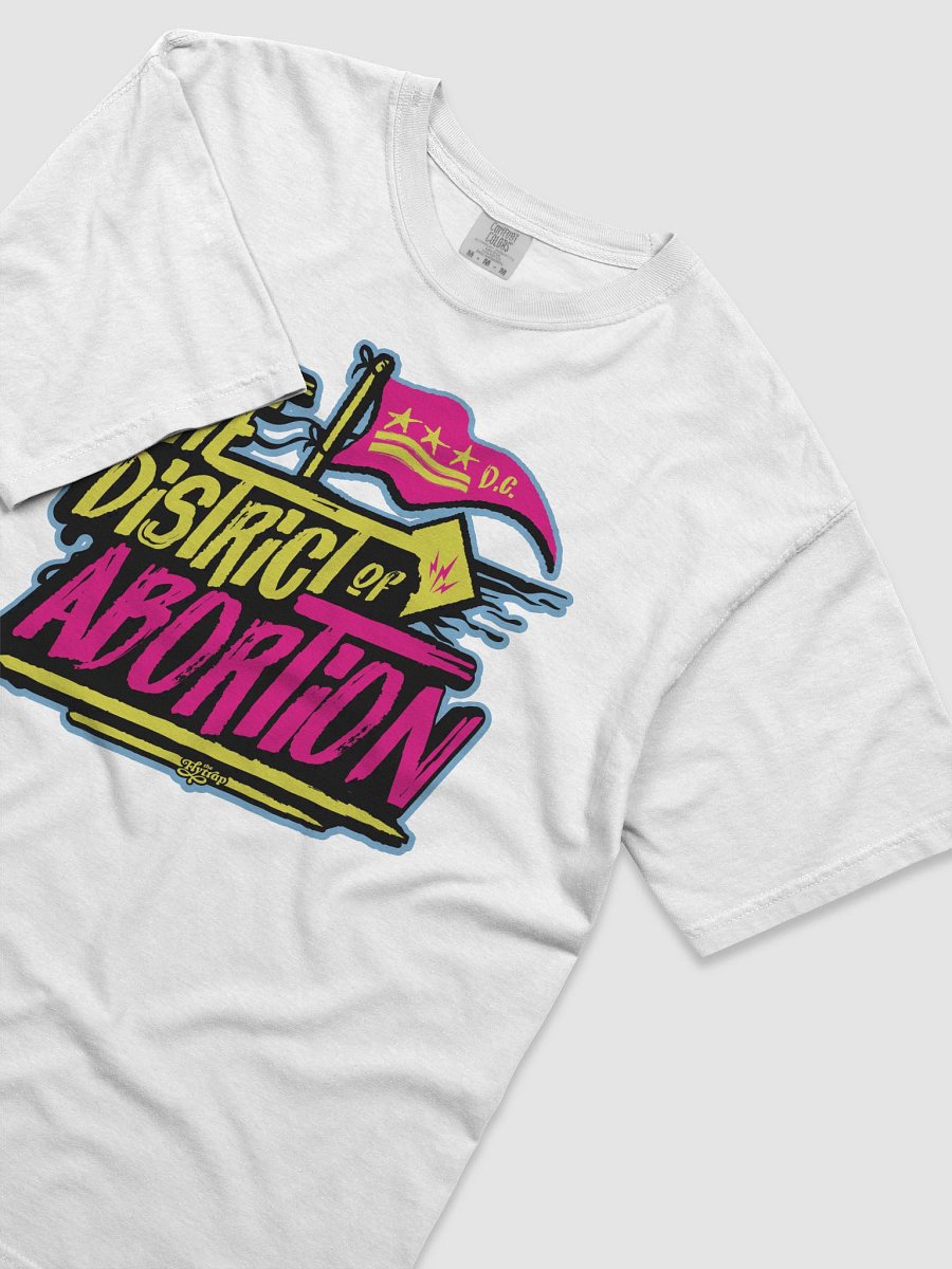 The District of Abortion CMYK White Shirt product image (5)