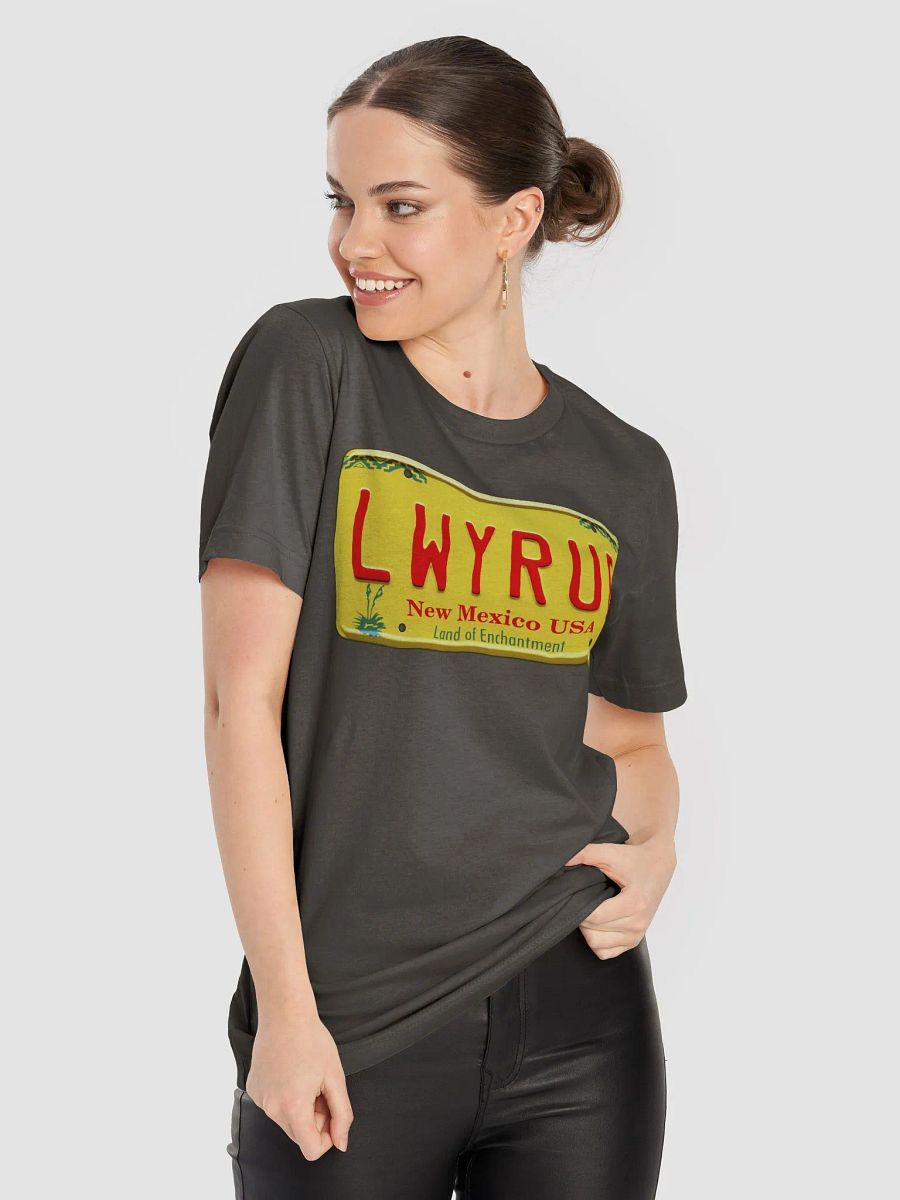 LWYRUP License Plate Supersoft T-Shirt product image (5)