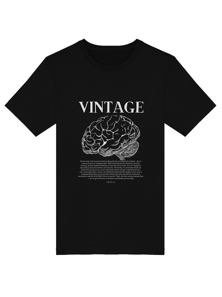 Vintage Brain Black Tee product image (1)