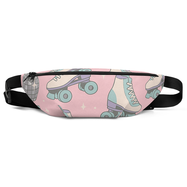 1970's Disco Roller Rink Pastel Pink Fanny Pack (Waist Bag) product image (1)