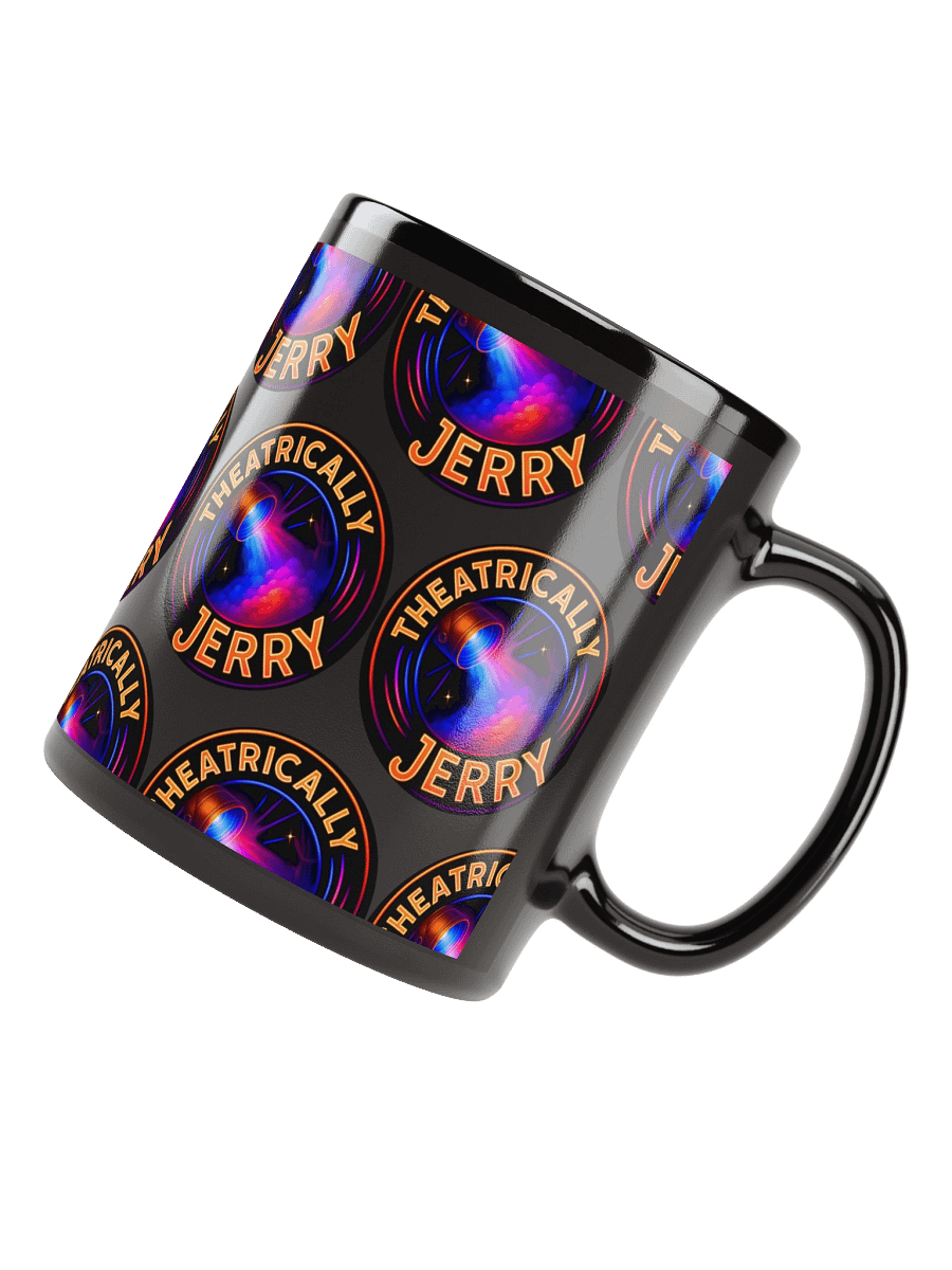 Limited Edition Theatrically Jerry Obsidian Black Coffee Mug product image (7)