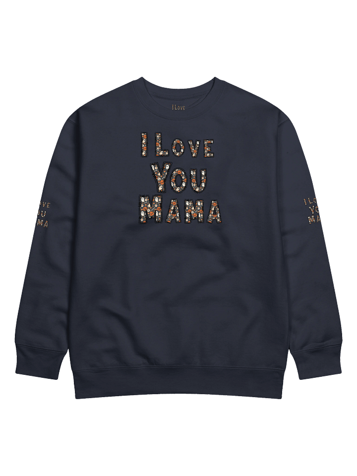 I Love You Mama Halloween Alphabet Sweatshirt product image (2)