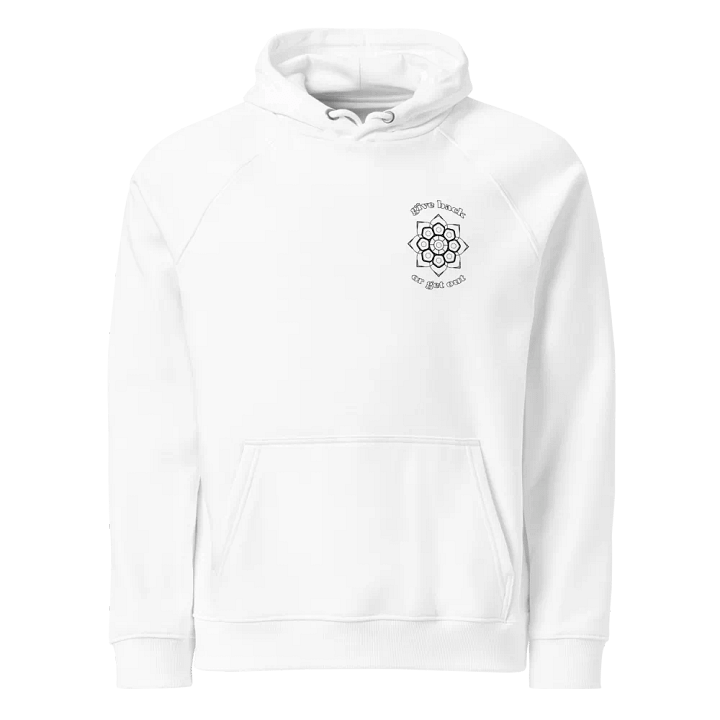 Walking Gardens white hoodie product image (1)