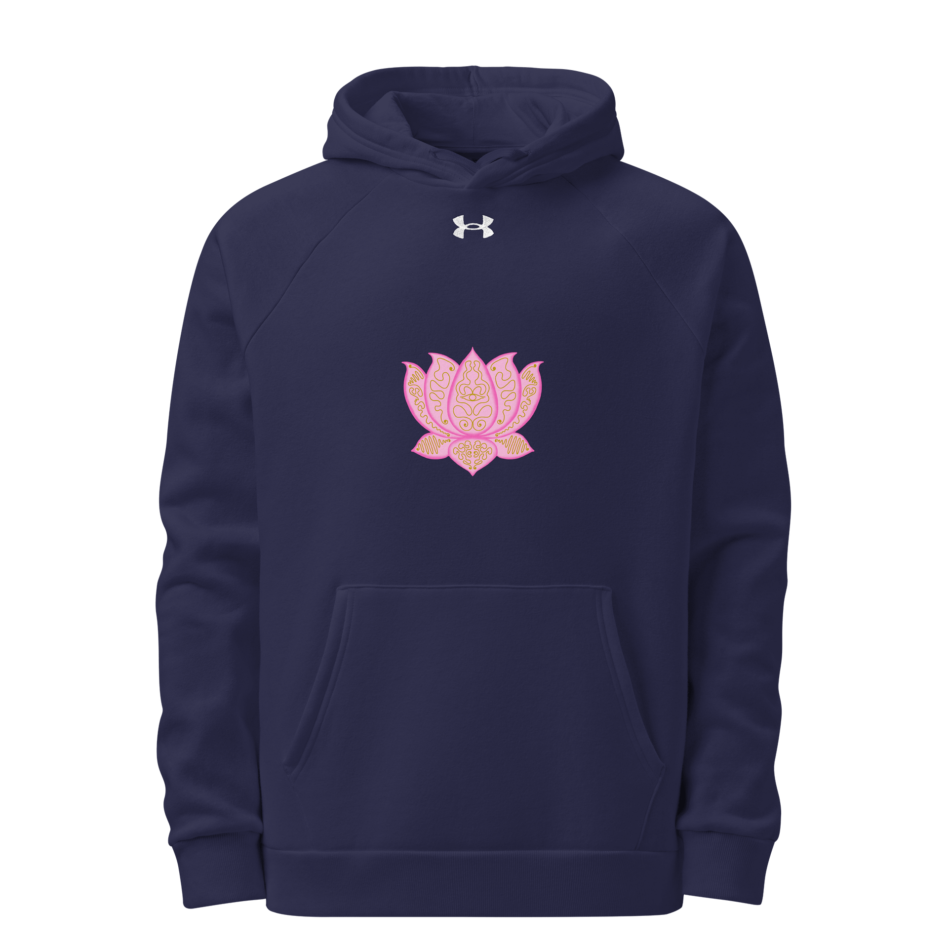 Lotus Bloom Gold Line Pattern Hoodie product image (1)