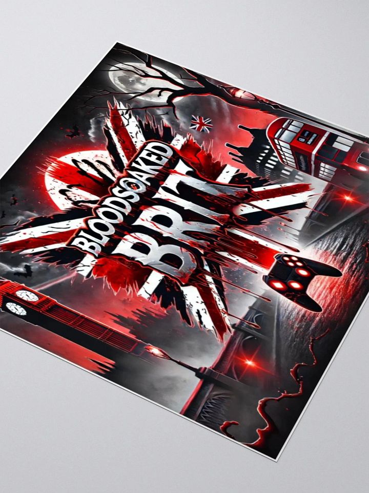 BloodSoakedBrit Header Vinyl Sticker 💥 product image (6)