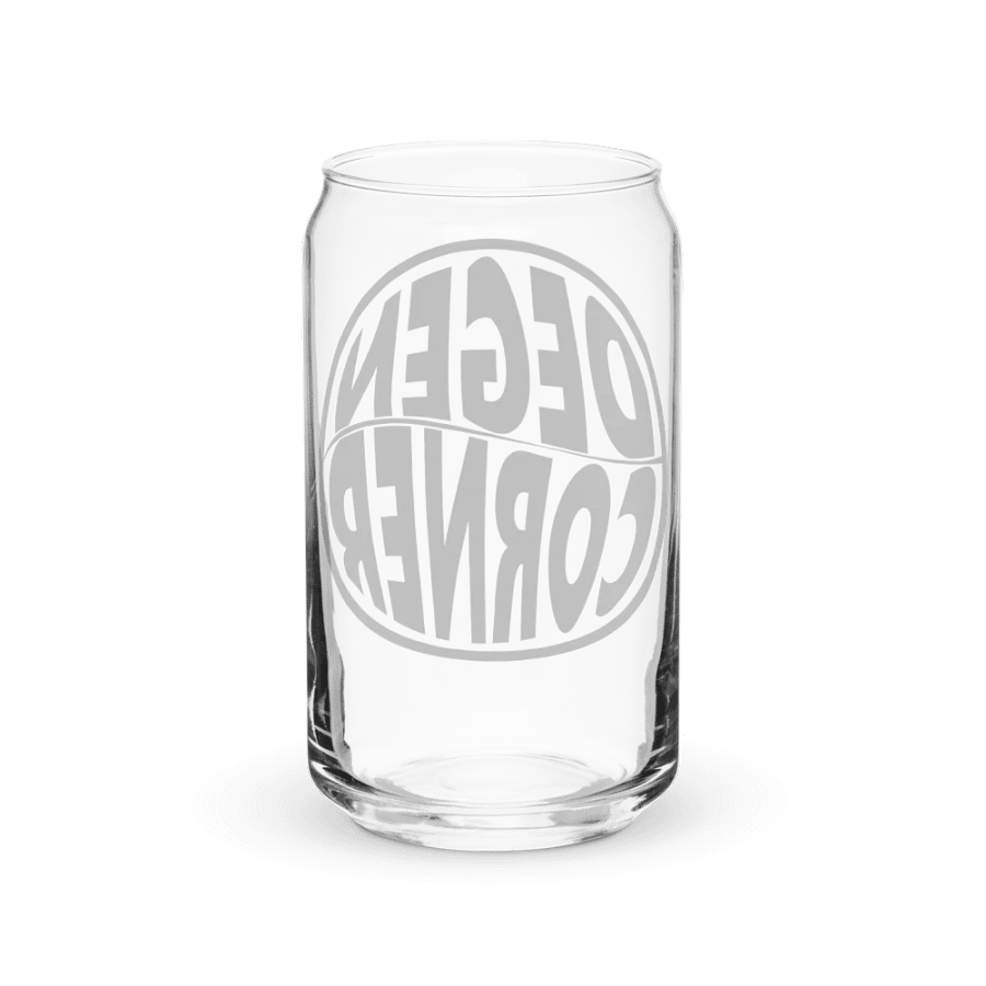 Degen Corner - Soda Glass (dark logo) product image (8)
