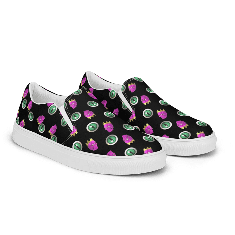 womens canvas skull slipons product image (10)