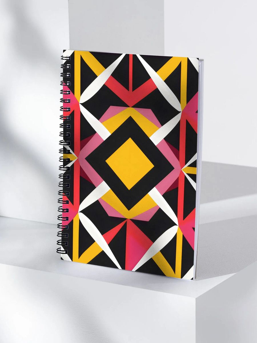 Geometric Harmony Spiral Notebook product image (4)